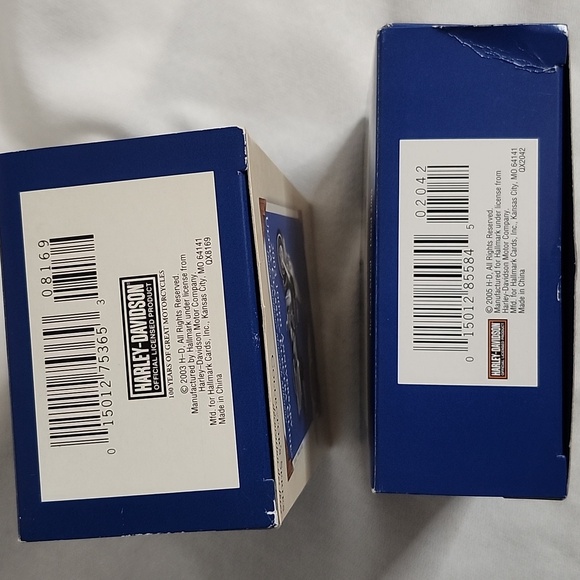 NWT Harley Davidson Hallmark Keepsake Ornament Set - Picture 3 of 16